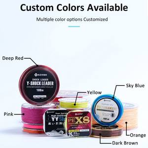 Línea de pesca personalizada súper fuerte de 100M, línea de pesca multitrenzada de calidad, línea de pesca de 8 hebras - Product Image 5