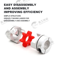 Accouplement flexible en alliage d'aluminium à mâchoires en étoile GN GFC GS19 24 28 pour connexion d'arbre de moteur pas à pas servo à vis à billes CNC