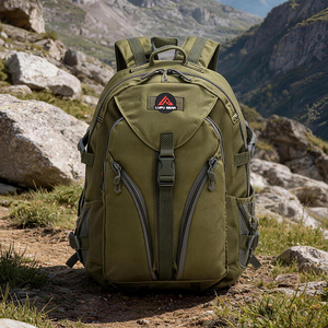 24L Tactical <b>Backpack</b> Large Capacity Zipper Waterproof Internal <b>Frame</b> for Casual Travel Sports Outdoor Storage for Men - Product Image 4