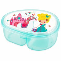 Meilleure vente Logo personnalisé Contenant à collation sans BPA Boîte à bento à compartiment unique avec couvercle en plastique pour le stockage du déjeuner en toute sécurité