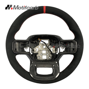 Volant en Suède Personnalisé avec Fonction Chauffante pour Ford F-150 XL 4x4 Raptor R Tremor STX 2019-2025 - Amélioration de l'Intérieur de Voiture - Product Image 1