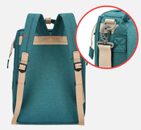 Sac à dos multifonctionnel de voyage pour maman, avec lit pliant et port USB, sac à langer pour bébé avec table à langer intégrée - Vente en gros