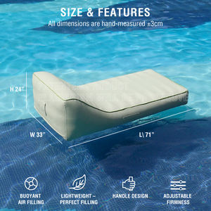 OEM/ODM <span class=keywords><strong>gonfiabile</strong></span> galleggiante sedia con rivestimento in tessuto rimovibile <span class=keywords><strong>divano</strong></span> letto <span class=keywords><strong>gonfiabile</strong></span> <span class=keywords><strong>piscina</strong></span> lettino per <span class=keywords><strong>piscina</strong></span> spiaggia - Product Image 3