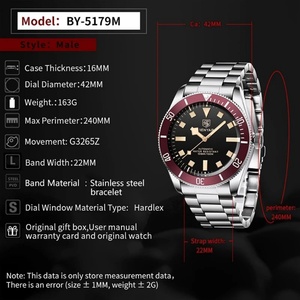 2024 New BENYAR5179 Top Brand Men's Watch Mechanical Watch Men's <b>Automatic</b> Watch Waterproof - Product Image 2