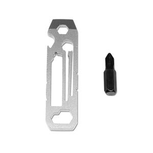 Ensemble d'outils miniatures portables pour l'extérieur, équipement multifonctionnel EDC avec porte-clés, ouvre-bouteille, clé hexagonale, tournevis - Product Image 5