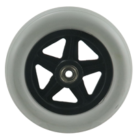 Roue en mousse PU pleine de 6 pouces, pneu en polyuréthane neuf anti-crevaison et sans chambre à air avec roulement à billes pour brouette, chariot et chariot à roulettes