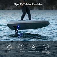 Planche hydrofoil électrique durable Waydoo Flyer EVO Max Plus EFoil 130L stable pour débutants, livraison locale UE, 6000W haute puissance, pour l'océan