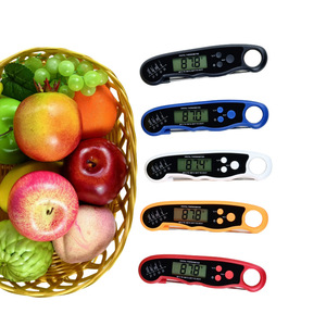 Electronic Digital <b>Food</b> Thermometer Waterproof Folding <b>Probe</b> LCD Kitchen BBQ Timer Counter - Product Image 1