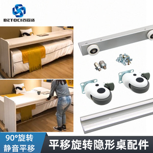 BETOCI Aluminum Alloy <b>Drawer</b> <b>Slide</b> 36 In Heavy Duty Side Mount For Furniture Hardware - Product Image 2