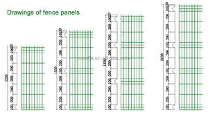 Panneau de clôture courbé galvanisé et thermolaqué, clôture de sécurité en treillis métallique 3D pour usine et <span class=keywords><strong>communauté</strong></span> - Product Image 3