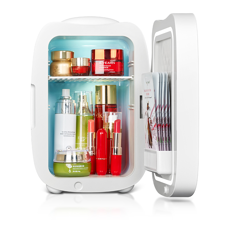 Холодильник для красоты, домашний холодильник с зеркалом и светодиодной подсветкой от производителя, небольшой и удобный
