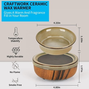 Electric Candle <strong>Wax</strong> Fragrance Warmer Scented Candles <strong>Wax</strong> <strong>Melting</strong> Custom Design Ceramic <strong>Wax</strong> Warmer - Product Image 3