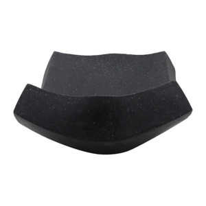 Vassoio Decorativo Moderno dal Design Angolare Nero per Gioielli e Oggetti Preziosi, Decorazione per Casa, Comodino e Tavolino da Caffè - Product Image 3