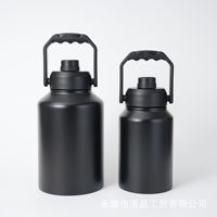 Vaso Térmico de Gran Capacidad con Asa, de Acero Inoxidable 304, Doble Pared, Aislado, Mate, Jumbo, para Exteriores, Sellado al Vacío, MOQ Bajo