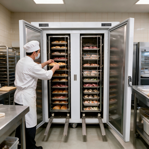 Heavy Duty Push in <b>Rack</b> Quick Cabinet Digital Control for Bakery Factory Prepared Food Fast Freeze Production - Product Image 4