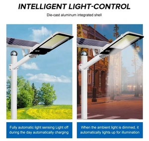 โคมไฟถนนโซลาร์เซลล์ LED ประหยัดพลังงาน ความสว่างสูง กันน้ำ IP65 ราคาแข่งขันได้ สำหรับถนน - Product Image 4