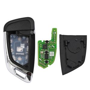 Chave Remota Universal com Fio Xhorse VVDI XKKF03EN Estilo Faca Flip <span class=keywords><strong>3</strong></span> Botões Preta para Chaveiros da América do Sul - Product Image 3