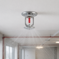 Tête de sprinkler pendentif en laiton rouge 68/93 degrés pour système de lutte contre l'incendie