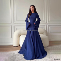 Nouvelle Conception 2026 Robe Musulmane Abaya Pudique pour Femme à Manches Longues en Polyester Respirant