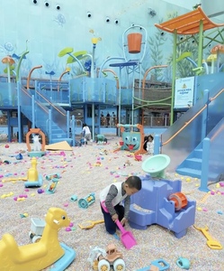 Aire de jeux intérieure personnalisée pour les enfants avec piscine à balles en PVC PU EPE <span class=keywords><strong>Waterworld</strong></span> et toboggan super long dans les centres commerciaux - Product Image 5