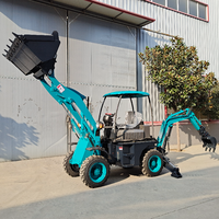 Epa Euro5 Towable Backhoe Loader Mini Backhoe Tractor Large Loader untuk Dijual