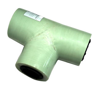 FRP Tee para tratamiento de aguas residuales Tubería Resistente a la corrosión GRP Tee Componente - Product Image 1