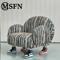 Chaise de salle à manger créative et chic de la marque Masifurniture, avec structure en bois massif, éponge hautement élastique et fibre de verre, pour la maison