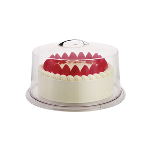 Copertura per <span class=keywords><strong>Torta</strong></span> Infrangibile da 12 Pollici, Copertura Rotonda a Cupola per Alimenti, Supporto per <span class=keywords><strong>Torta</strong></span> in Plastica Trasparente <span class=keywords><strong>con</strong></span> Coperchio - Product Image 1