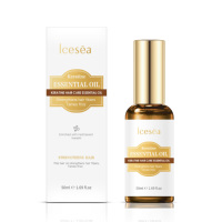 Sérum capillaire biologique à base de plantes Icesea, traitement de repousse des cheveux, vegan, nourrissant, à la menthe et au romarin, prévention de la perte de cheveux