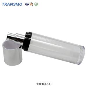 Botella de Envase Redonda de Diseño de Lujo de 100 ml, Botella de Plástico Vacía para Lociones para el Cuidado de la Piel, Botella con Bomba para Base Líquida - Product Image 3