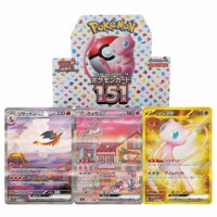 Version japonaise authentique Pkmoned PTCG Sv2a Pack de complément amélioré 151 Première génération Pkmon Carte à collectionner