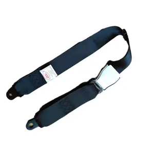 Portable aircraft safety belt 3-point buckle strap safety protection quick release safety belt