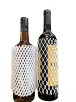 Filet en mousse EPE pour bouteille de vin, manchon de protection pour bouteille en verre, filet d'emballage antichoc