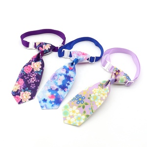 Japanische Zephyr Haustier Krawatte Katze Hund Zubehör verstellbare Größe Halsband kleine Hund Katze Krawatte auf Lager - Product Image 3