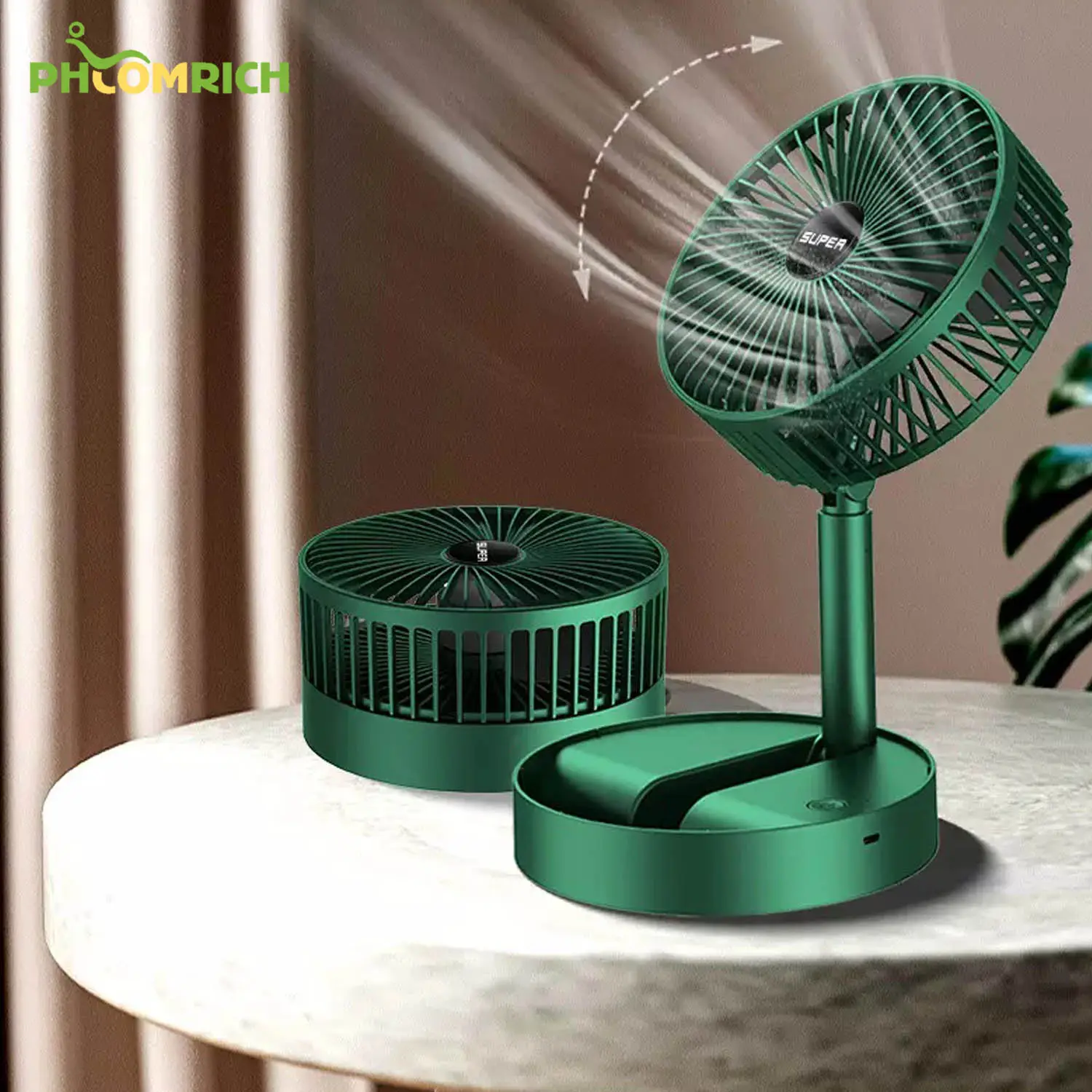 2022 Best Sales Mini Portable Foldable Desktop Air Cooling Fan USB Rechargeable Air Cooler Table Pedestal Fan Price Singapore