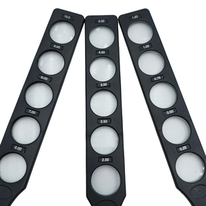 Ensemble professionnel de 6 lentilles de rétinoscopie BL-6 pour l'examen de la myopie et de l'hypermétropie, avec étui en aluminium durable - Product Image 5