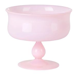 Bol en verre de vin <span class=keywords><strong>rose</strong></span> jade soufflé à la main sur mesure avec <span class=keywords><strong>pied</strong></span> haut - Product Image 1