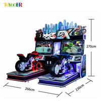 Machine de jeu d'arcade de simulation de moto GP LCD 42 pouces, prix d'usine en Chine, vente, jeu vidéo d'arcade de moto