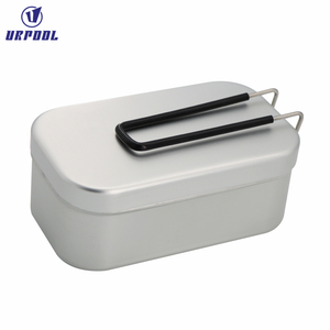 Selling well hiking camping anodized bento Japanese survival aluminum lunch box mess tin
