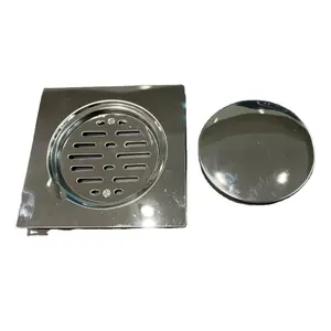 Hotel Stainless Steel Floor Drain Cover Strainer Floor Trap Drains For Bathroom Shower Drain