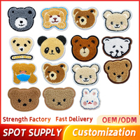 Lettre brodée fer Logo broderie Patch Textile LabelBaseball à capuche accrocher personnalisé Chenille Patch étiquettes de vêtements avec Logo