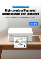 Imprimante d'Étiquettes d'Expédition Thermique 4 Pouces YHD-9250 USB BT WiFi Optionnel, Compatible Windows