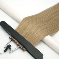 Extensions de cheveux humains russes en gros, fines, invisibles, Genius Wefts, double tirage, pour volume