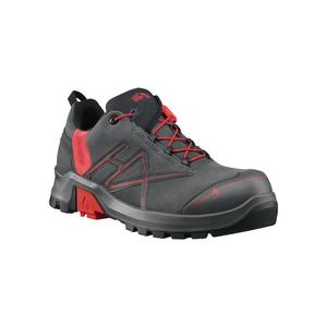 Zapato DE SEGURIDAD HAIX Connexis®GTX tamaño bajo 9,5 (44) gris-rojo S3 HRO HI CI WR SRC cuero de vaca dividido 2,0-2,2mm/textil - Product Image 1