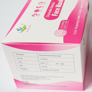 <span class=keywords><strong>Masque</strong></span> <span class=keywords><strong>chirurgical</strong></span> jetable de type IIR Medical Supply 3 PLY Earloop de <span class=keywords><strong>couleur</strong></span> <span class=keywords><strong>rose</strong></span> - Product Image 4