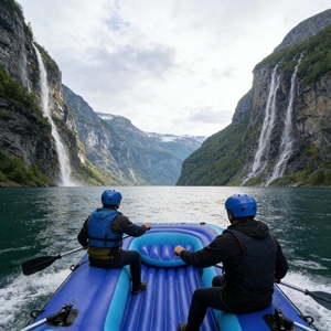 Bote Deportivo Inflable Multifuncional, Diseño Convertible <span class=keywords><strong>de</strong></span> Kayak/Bote <span class=keywords><strong>de</strong></span> <span class=keywords><strong>Remos</strong></span>/Bote a Motor para Actividades Acuáticas Familiares Versátiles - Product Image 3