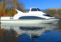 Grandsea Nouveau Bateau Ferry à Grande Vitesse en Aluminium de 15,8 m pour 40 Passagers avec Moteur Diesel Hors-Bord Blanc