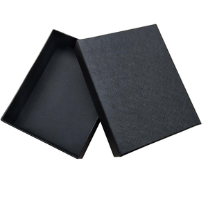 Chất Lượng Cao Sang Trọng Màu Đen Các Tông Hình Chữ Nhật Xem Bao Bì Hộp Xách Tay Phẳng Ribbon Hộp Quà Tặng Cho Nam Giới Của Đồng Hồ Và Vớ - Product Image 4