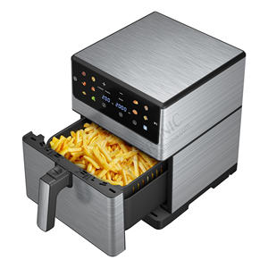 Electrodoméstico de cocina 2024 MÁS NUEVO Más vendido en EE. UU. Sin aceite Pantalla táctil digital Visible Freidora de aire 8L - Product Image 1