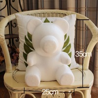 Fournisseur direct d'usine, ours en peluche en mousse de polystyrène, livraison rapide